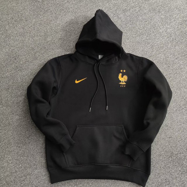 AAA Quality France 22/23 Hoodie - Black/Golden